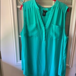 TORRID GEORGETTE PULLOVER TANK